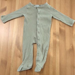 Ribbed Footie Romper